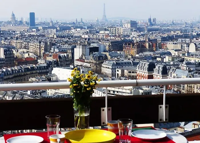 Paris Centre, Gorgeous Panorama, Terrace, Design